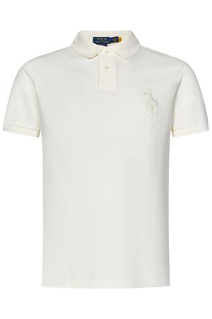 Polo in cotone beige chiaro RALPH LAUREN | 710938137004CREAM